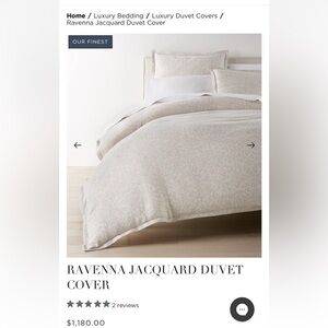 Peacock Alley King Duvet Cover